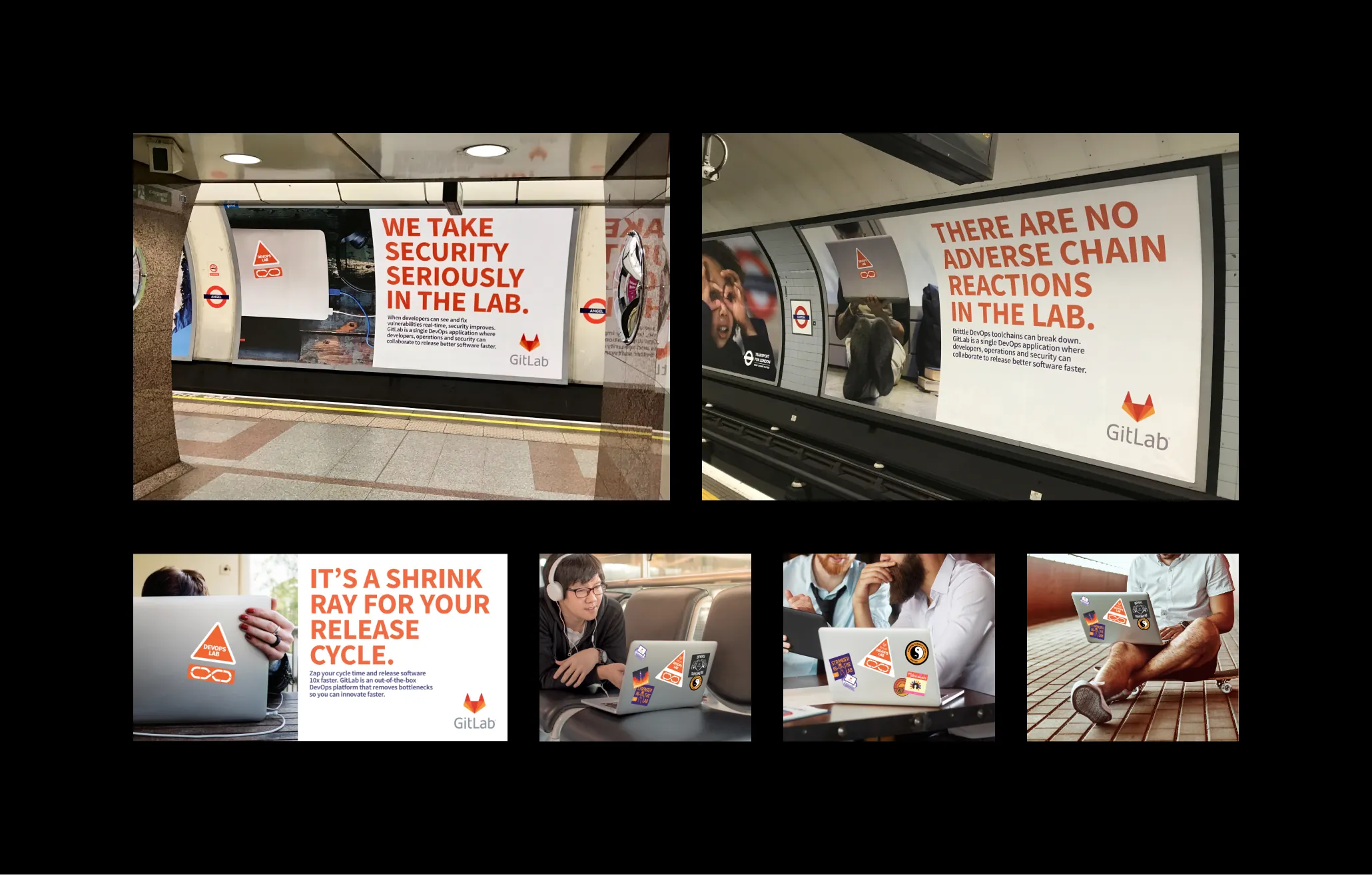 In the Lab — international OOH campaign