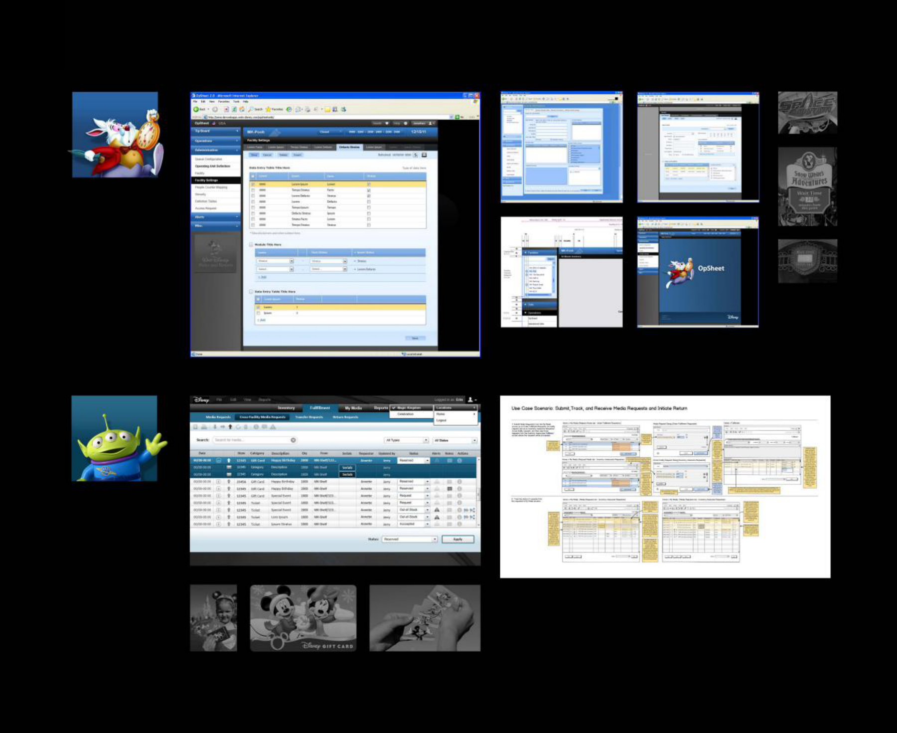 OpSheet legacy + media management systems
