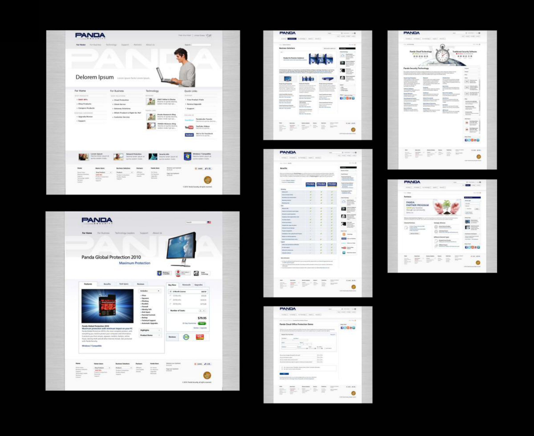 Panda Security — full website redesign